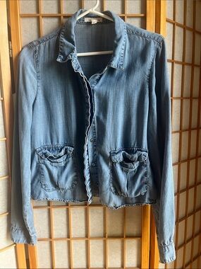 life in progress lightweight denim jacket. M